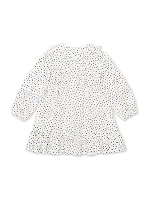Kite Clothing Girls White Polka Dot Dolly Collar Dress | Sale