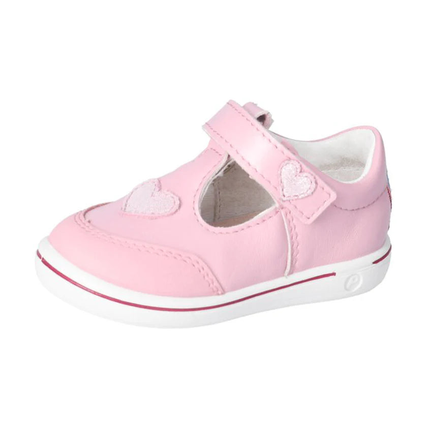 Ricosta Pepino Girls Blush Pink Odile T-Bar Unicorn Shoes