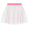 Billieblush Girls Tuelle Appliqué Sequin Tutu Skirt White