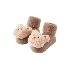 Teddy Bear Baby Grip Slipper Socks