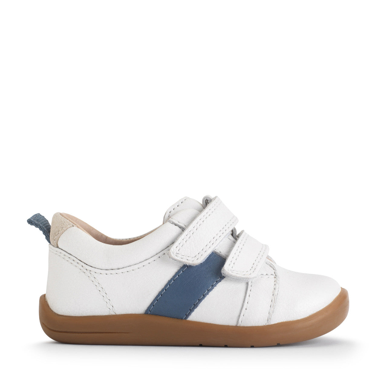 Start-Rite Styler White Leather Casual Rip-tape First Walking