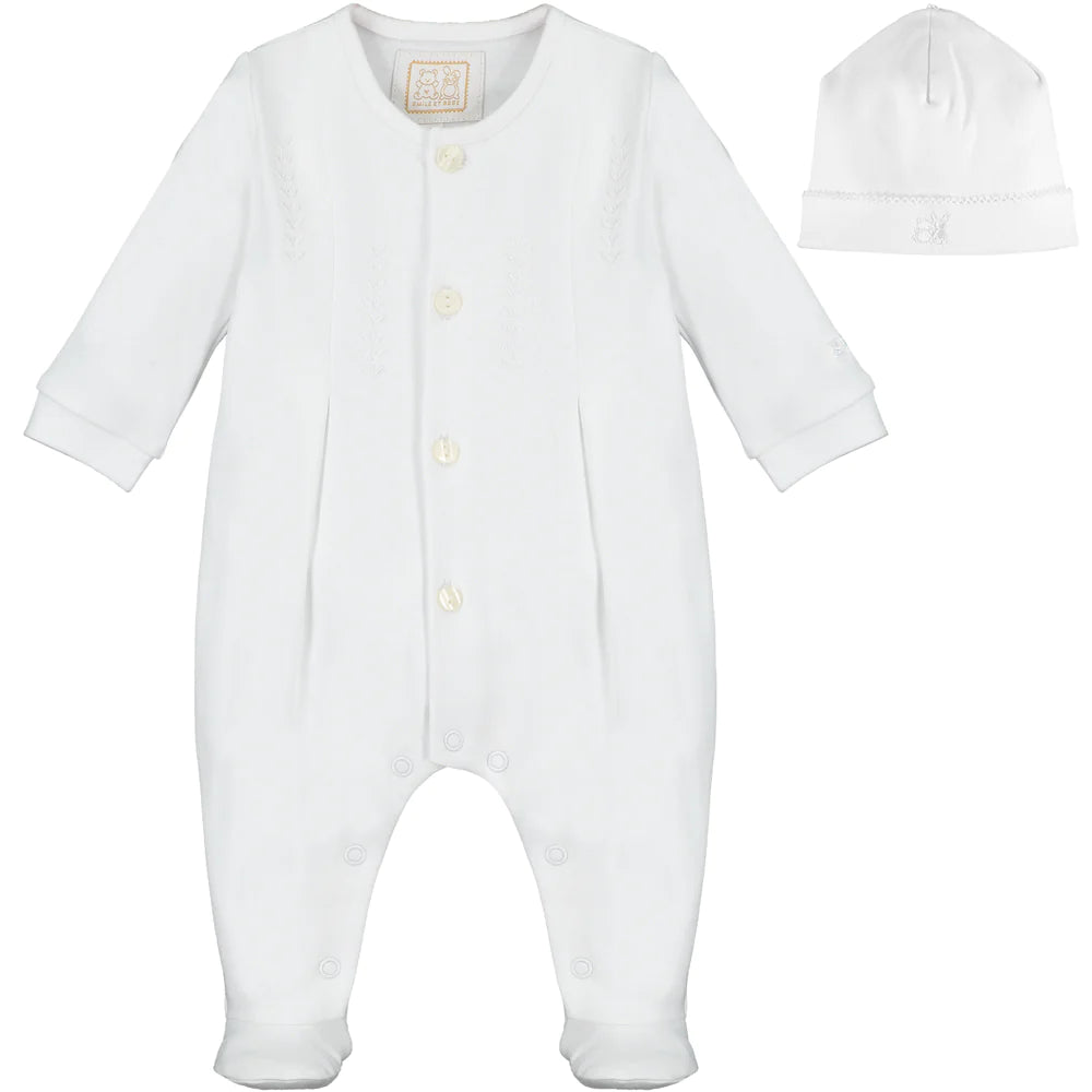 Emile Et Rose Mallory Unisex Babygrow & Hat Tiny Baby Premature Babygrow