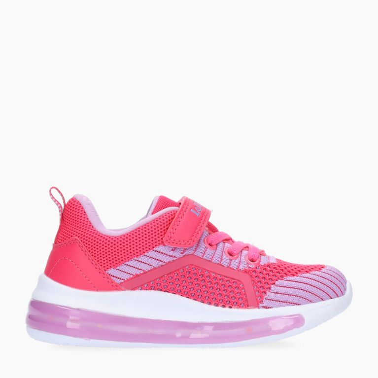 Lelli Kelly Girls Pink & Purple Annabel Fuxia Light Up Trainers