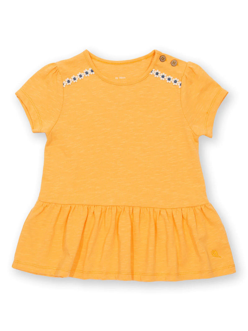 Kite Clothing Girls Yellow Easy Breezy Tunic T-shirt