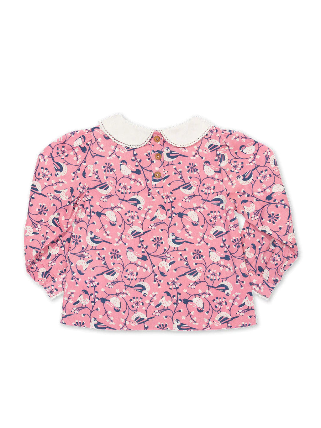 Kite Clothing Girls Pink Garden Birds Blouse | 60% off