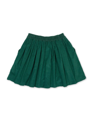 Kite Clothing Girls Green Garden Birds Corduroy Skirt |50% OFF
