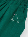 Kite Clothing Girls Green Garden Birds Corduroy Skirt |50% OFF