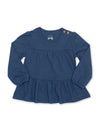Kite Clothing Girls Navy Easy Breezy Long Sleeved Tunic T-shirt