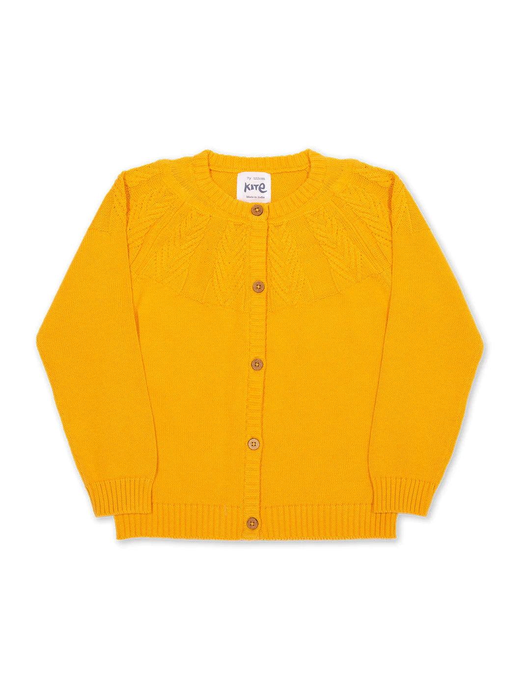 Kite Clothing Girls Yellow Together Cardigan 50 off