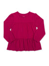 Kite Clothing Girls Pink Peony Easy Breezy Long Sleeved Tunic T-shirt | 50% OFF