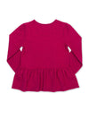 Kite Clothing Girls Pink Peony Easy Breezy Long Sleeved Tunic T-shirt