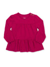 Kite Clothing Girls Pink Peony Easy Breezy Long Sleeved Tunic T-shirt