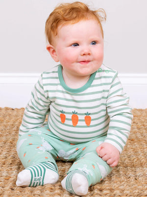 Kite Clothing Baby Matching Socks Baby Bun Carrot & Sage Socks | New Season