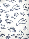 Kite Clothing Dino Earth Baby Bodysuit Navy & White Dinosaur Print | New Season