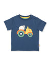 Kite Clothing Farmer Baa Baa Navy Tractor Sheep Short Sleeved T-shirt | New Season