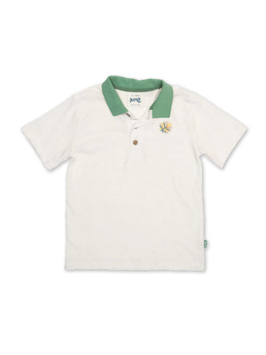 Kite Clothing Boys Rainforest White Polo Shirt | New Season