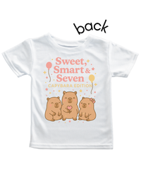 Personalised Children's  Birthday T-shirt - Capybara Theme