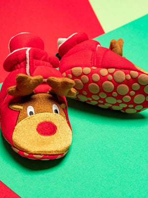 Blade & Rose Festive Booties Rudolph Slippers