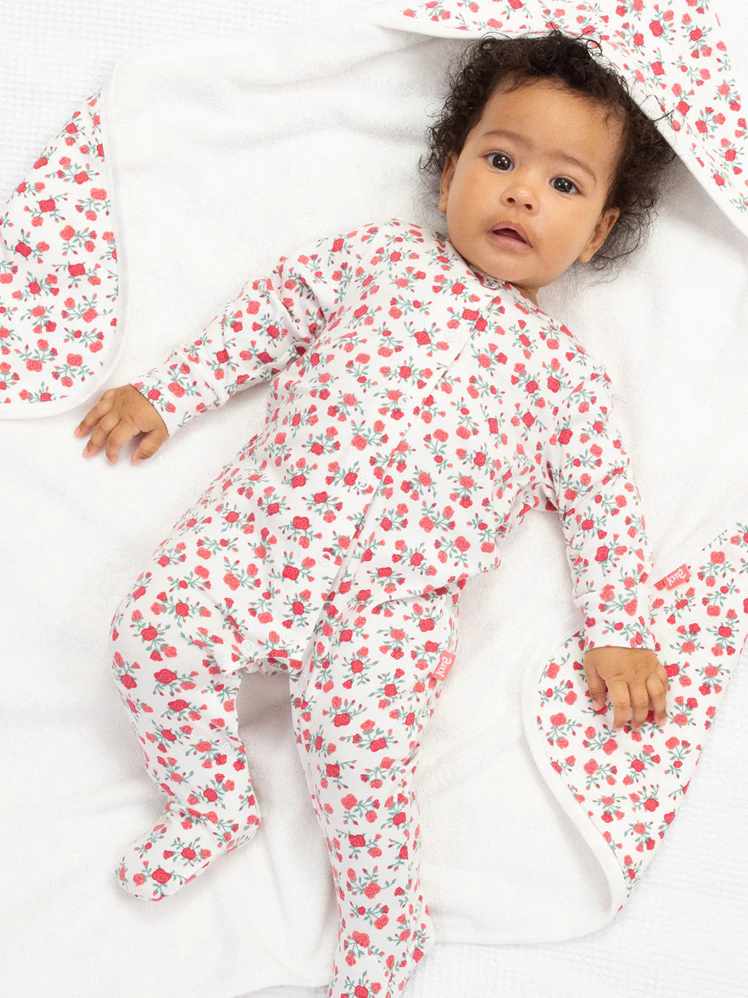 Kite Clothing Rosey Posey Pink Girls Flower Babygrow