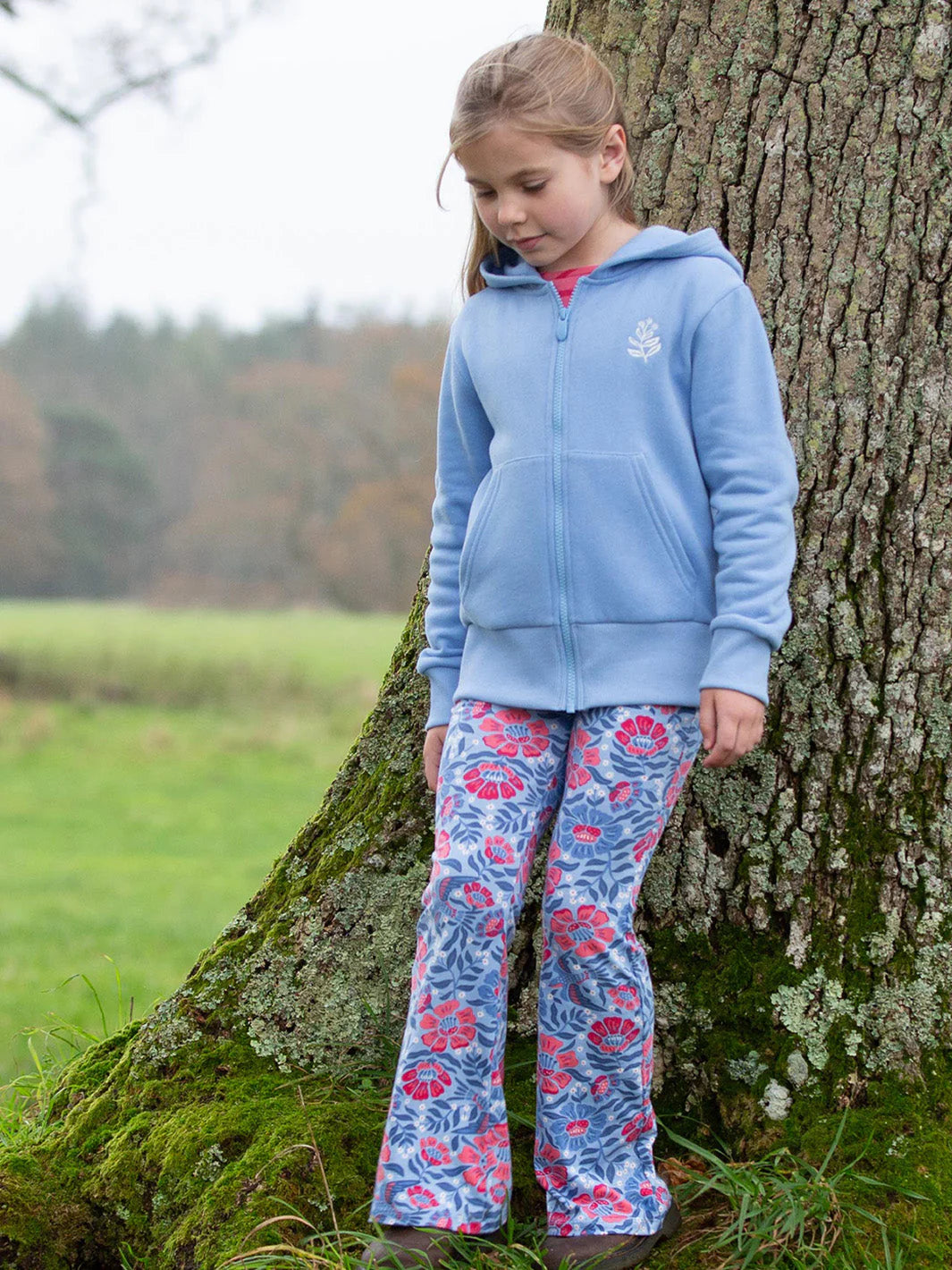 Kite Clothing Girls Blue Thumbelina Zip-Up Hoody