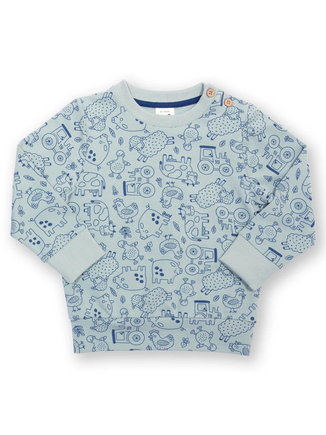 Kite Clothing Farmtime Animal Print Sweatshirt