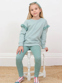 Kite Clothing Girls Pixie Petals Printed Flower Leggings