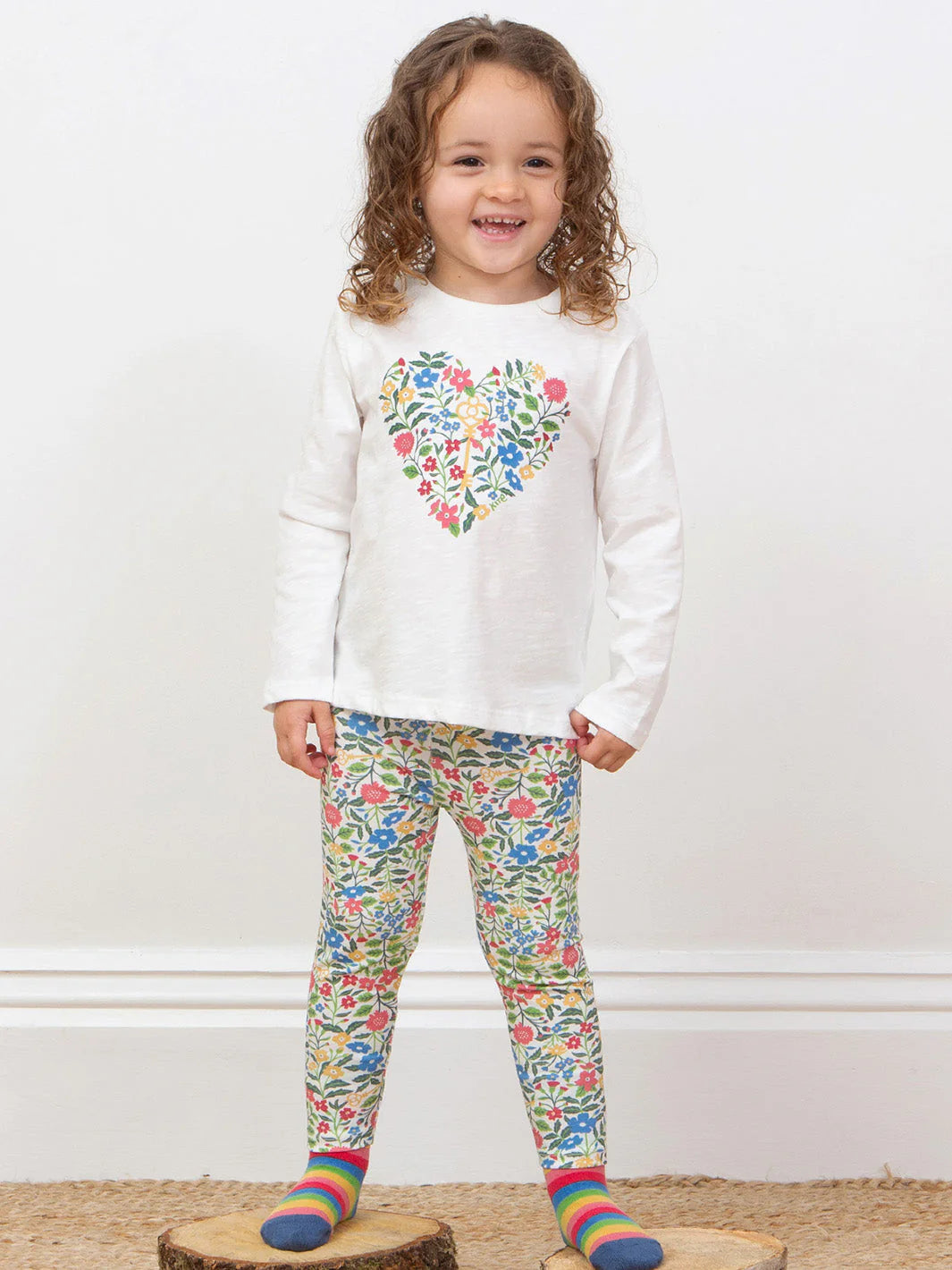 Kite Clothing Girls Secret Garden Printed Floral Leggings
