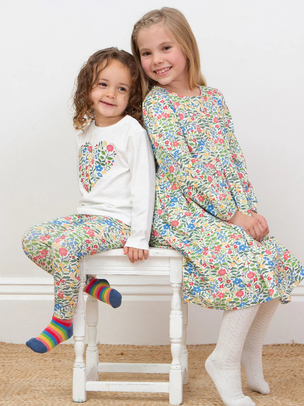 Kite Clothing Girls Secret Garden Printed Floral Leggings