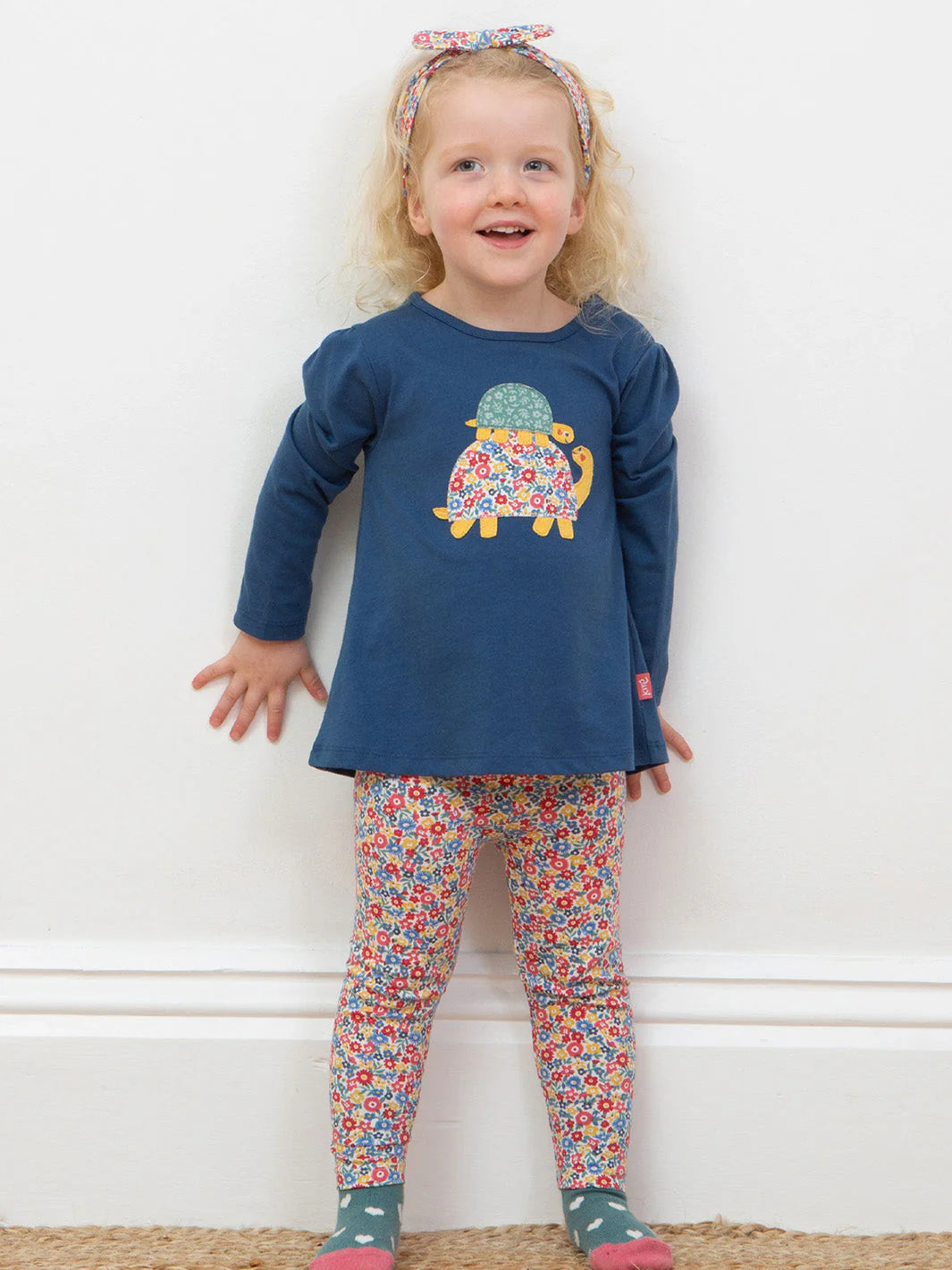 Kite Clothing Girls Ditsy Tales Leggings Multi Coloured Floral