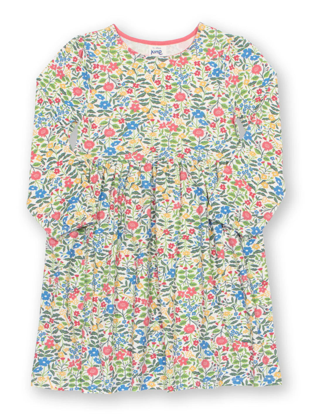 Kite Clothing Girls Floral Secret Garden Dress Long Sleeved