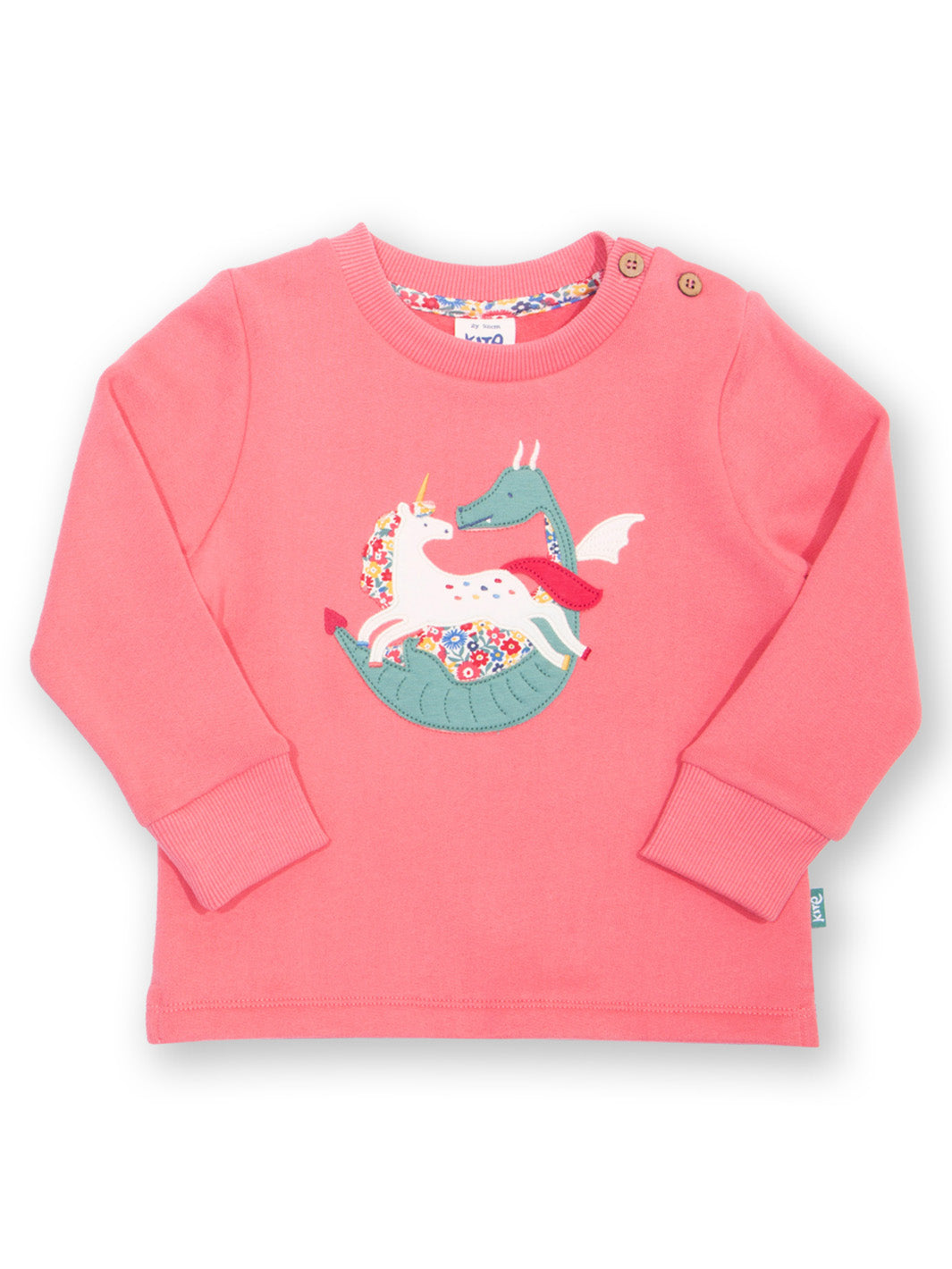 Kite Clothing Girls Folktale Friends Pink Unicorn Sweatshirt