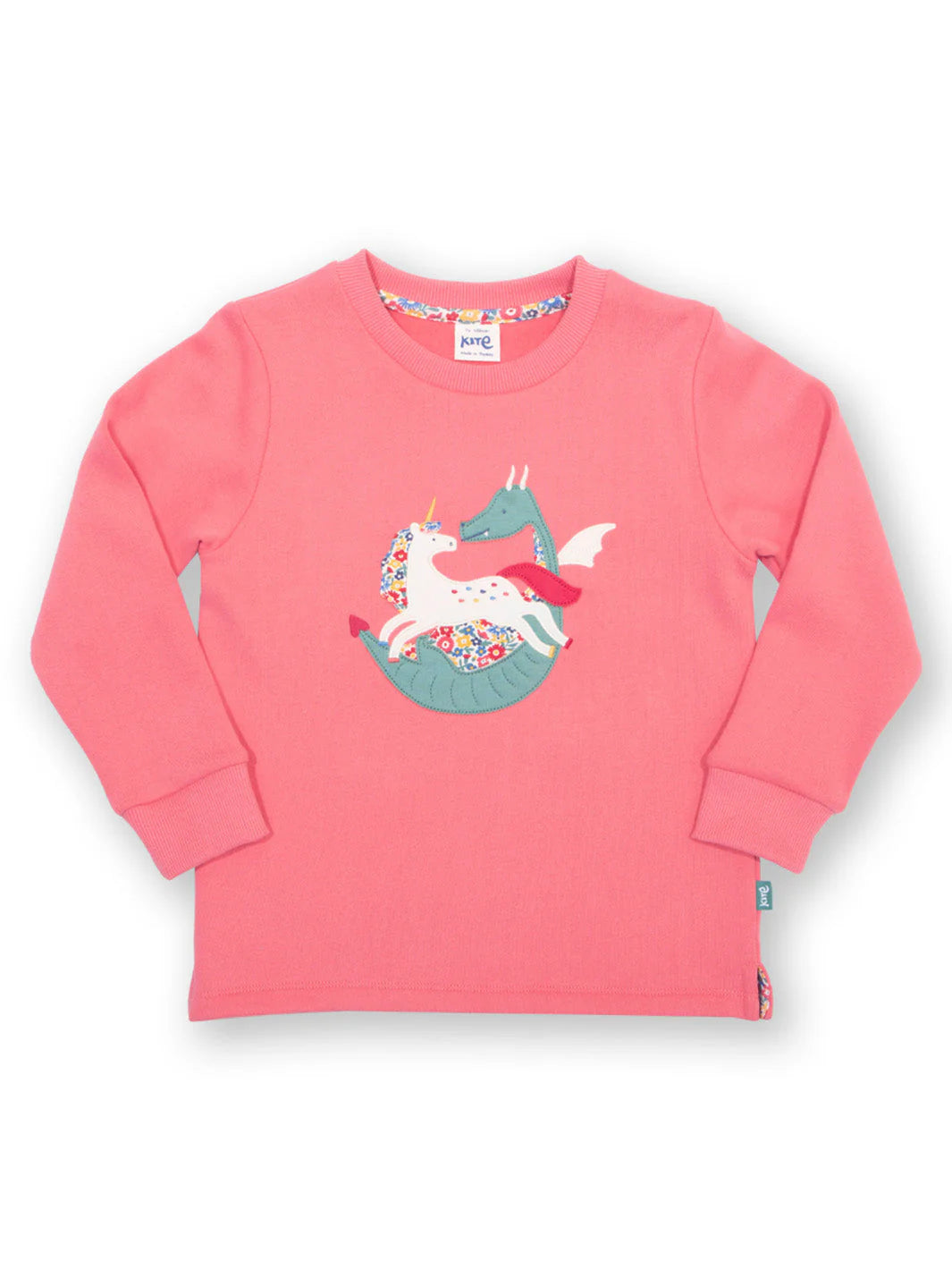 Kite Clothing Girls Folktale Friends Pink Unicorn Sweatshirt