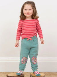 Kite Clothing Girls Long Sleeved Rosey Striped Pink T-shirt