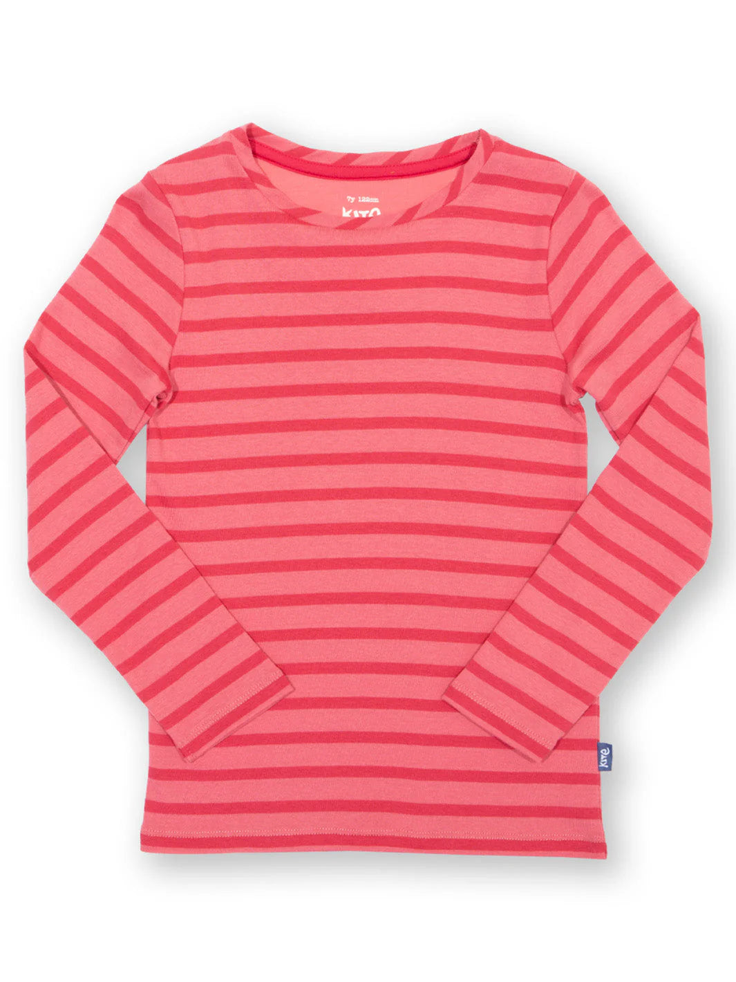 Kite Clothing Girls Long Sleeved Rosey Striped Pink T-shirt