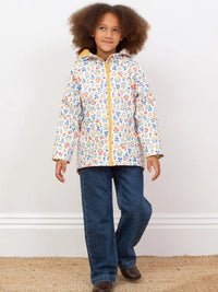 Kite Clothing Girls Fairy Flowers Floral Splash Coat Raincoat