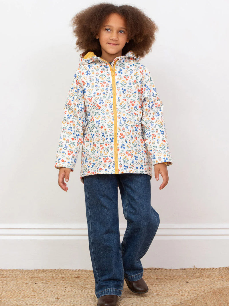 Kite Clothing Girls Fairy Flowers Floral Splash Coat Raincoat