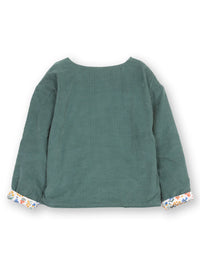 Kite Clothing Girls Fairy Flowers Quilted Reversible Jacket