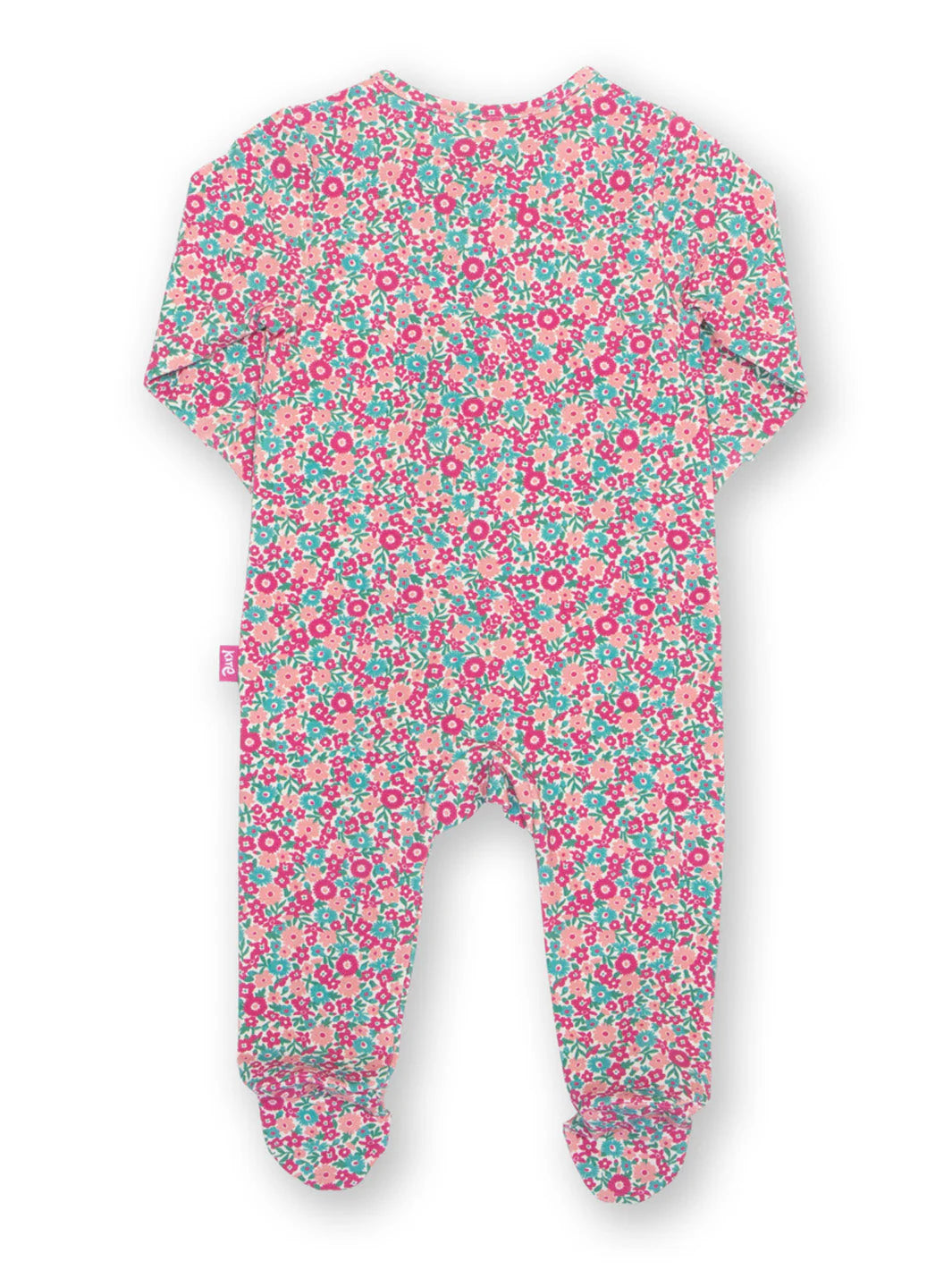 Kite Clothing Baby Girls Ditsy Tales Pink Floral Zip Sleepsuit