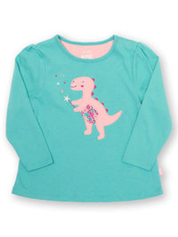 Kite Clothing Girls Dinosaur Magic Appliqué Tunic Top