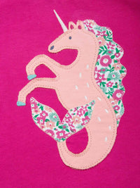 Kite Clothing Girls Merhorse Pink Long Sleeved T-shirt
