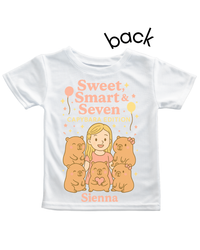 Personalised Children's  Birthday T-shirt - Capybara Theme