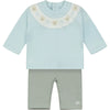 Emile Et Rose Elliott Boys Blue Bear Smart Two Piece Outfit Set Jumper and Leggings | SALE 30% OFF