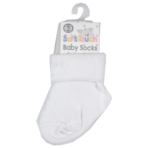 White Baby Socks Newborn