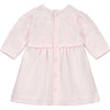 Emile et Rose Eilish Knit Hearts Baby Girl Pink Dress