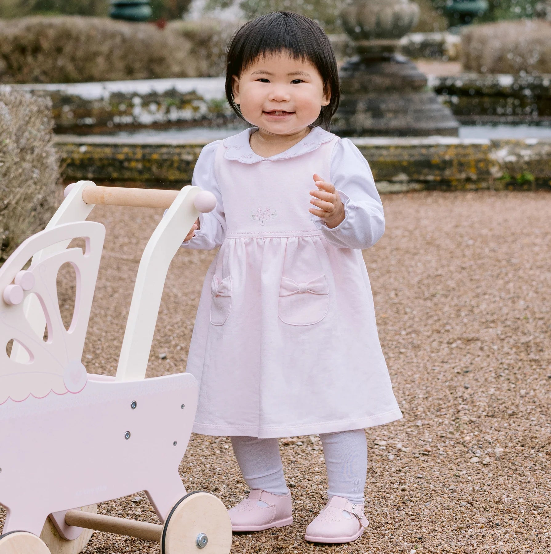 Emile et Rose Honor Girls Pinafore Dress and Bodysuit Set New In Little Lily Co