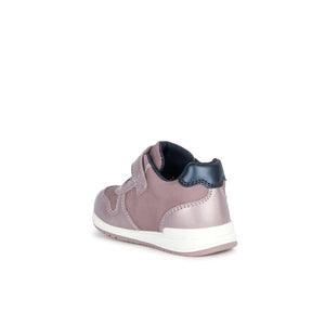 Geox Girls Pink Trainers B Rishon Shoes