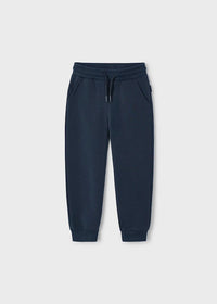 Mayoral Boys Navy Tracksuit Cuffed Fleeced Bottoms