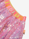 Billieblush Girls Pink Sequin Tutu Tulle Skirt