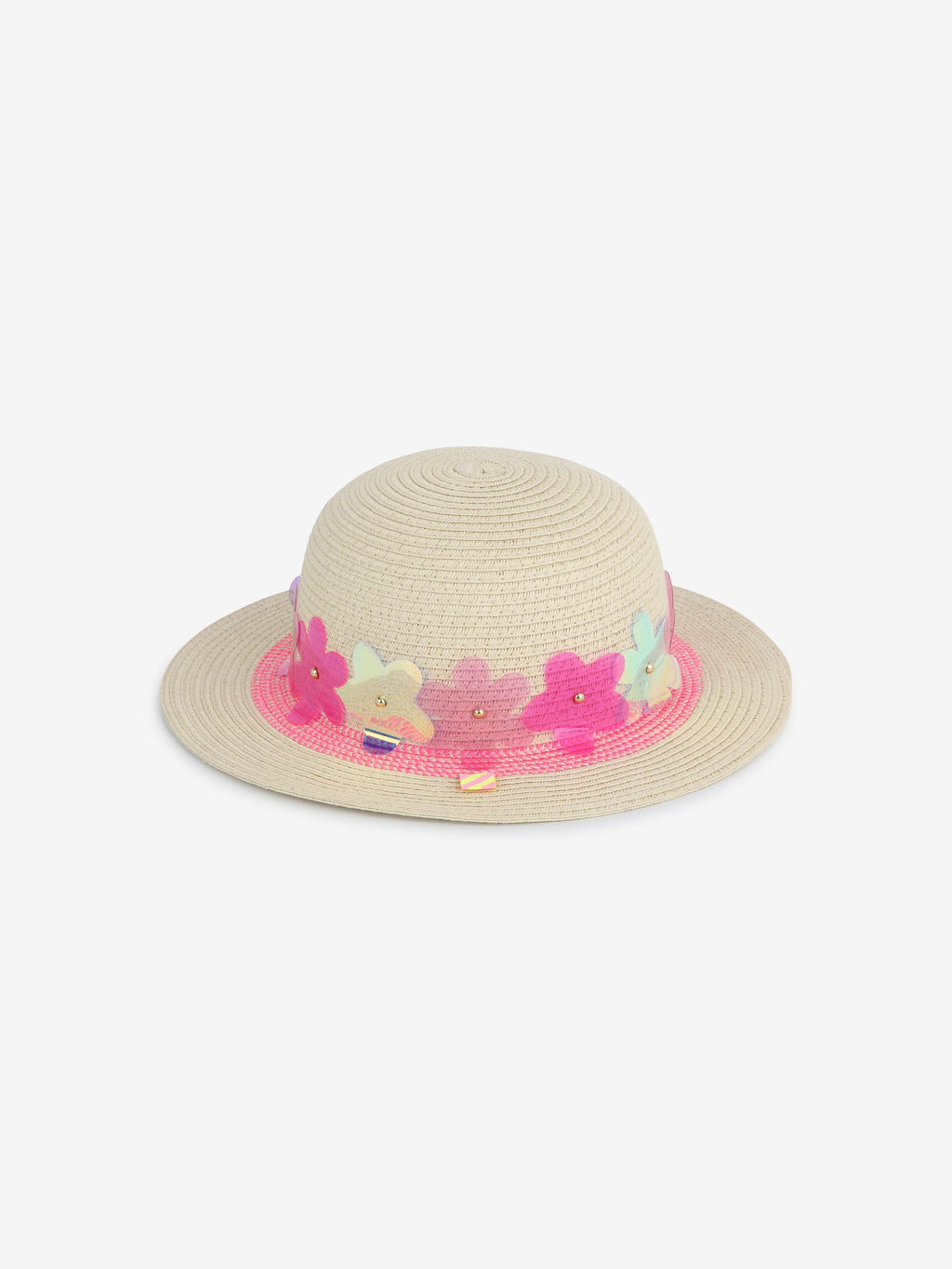 Billieblush Girls Flower Sun Hat Beige