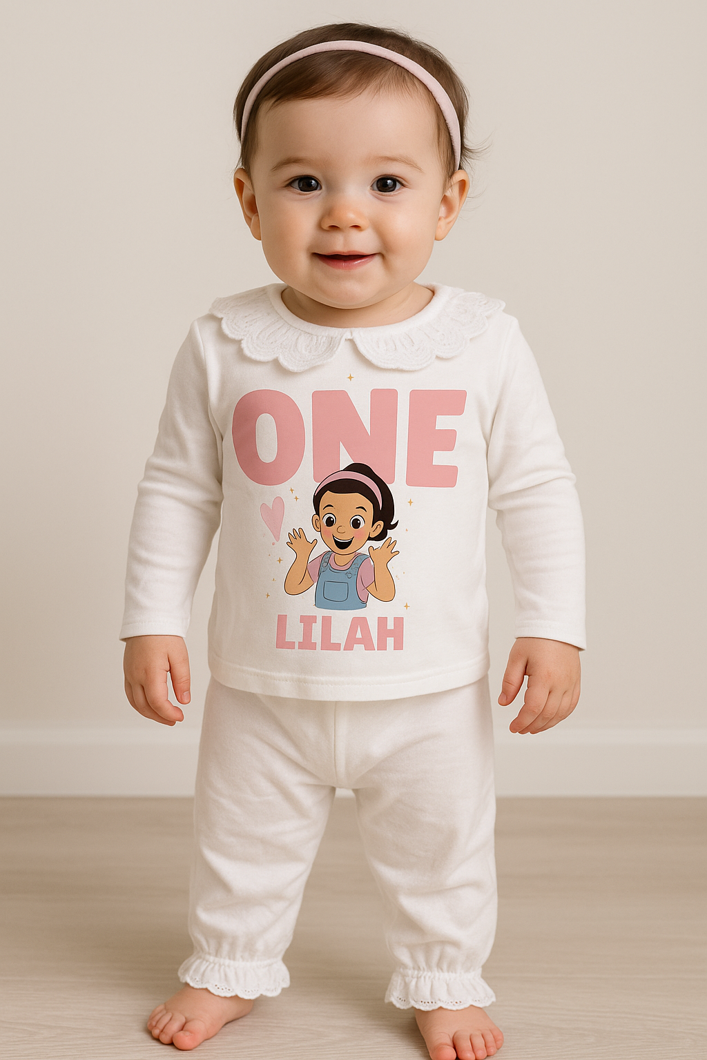 Personalised Ms Rachel Character Birthday Girls Pyjamas  - Bespoke Create Your Own Designs